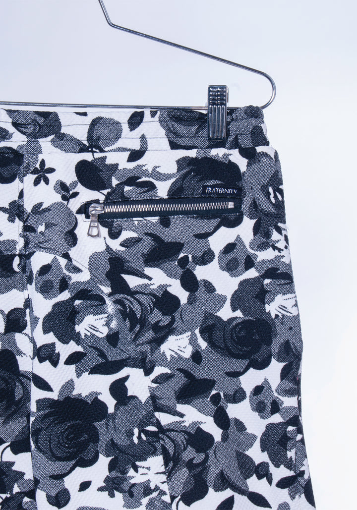 The "Bishop" Shorts (Black leaves)
