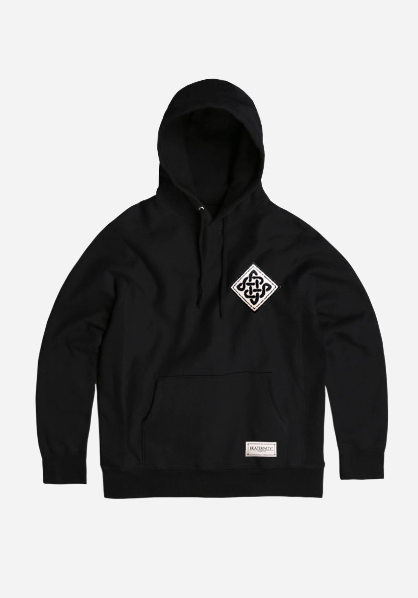 The Fraternity Knot Hoodie - Black