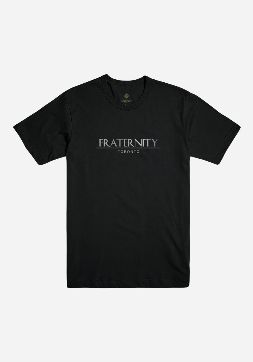 Classic Fraternity Tee - Blk/Sliver