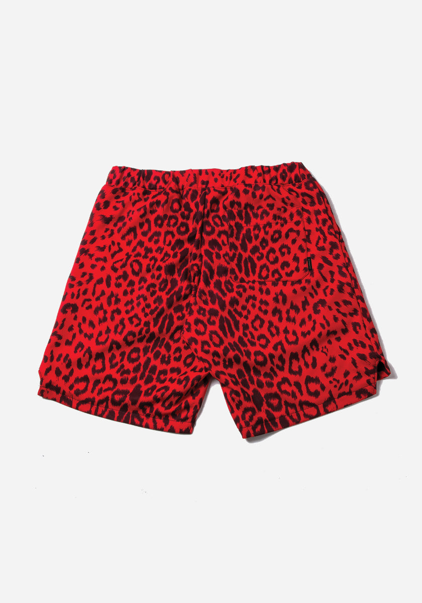 The "Marvin" swim shorts - Fire Leopard