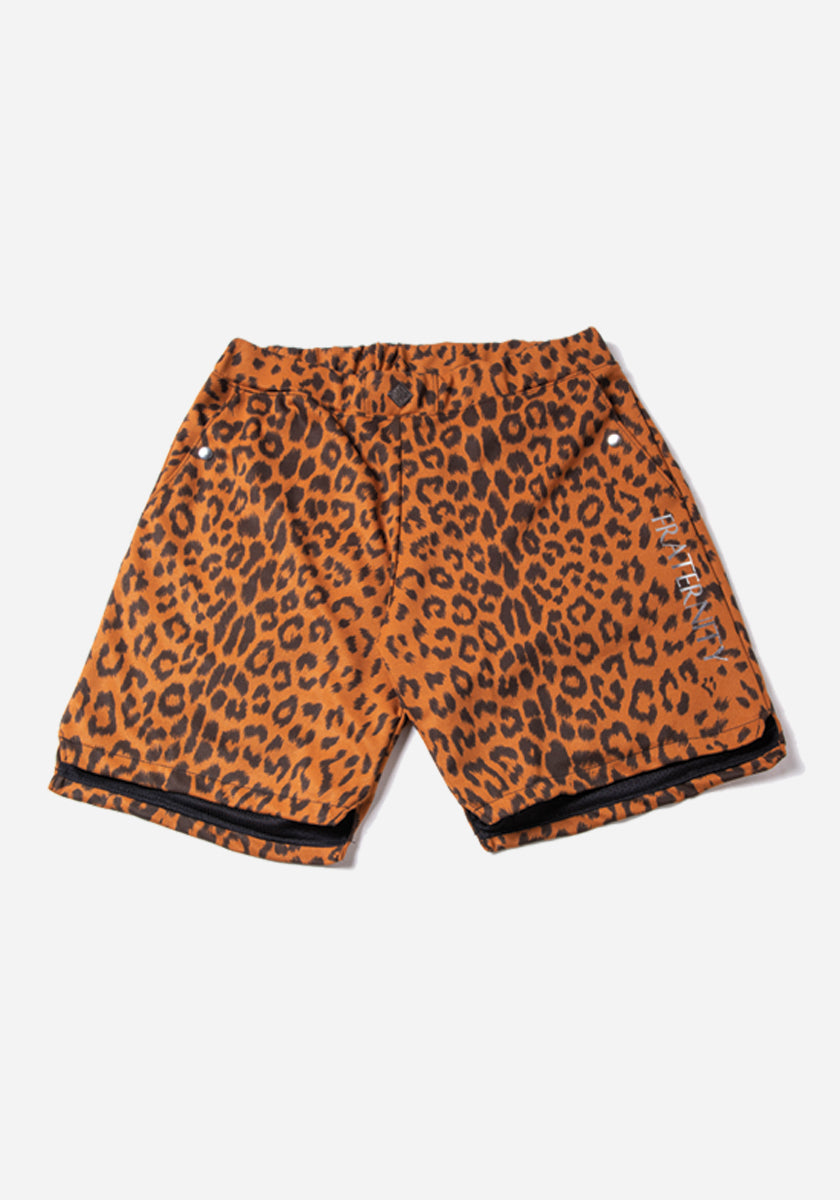 The "Marvin" swim shorts - Sand Leopard